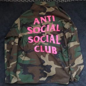 ASSC Anti Social Mens Army Jacket Small